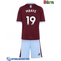 Fotballdrakt Barn Aston Villa Ibrahim Mbaye #19 Hjemmedraktsett 2026-27 Kortermet (+ Korte bukser)